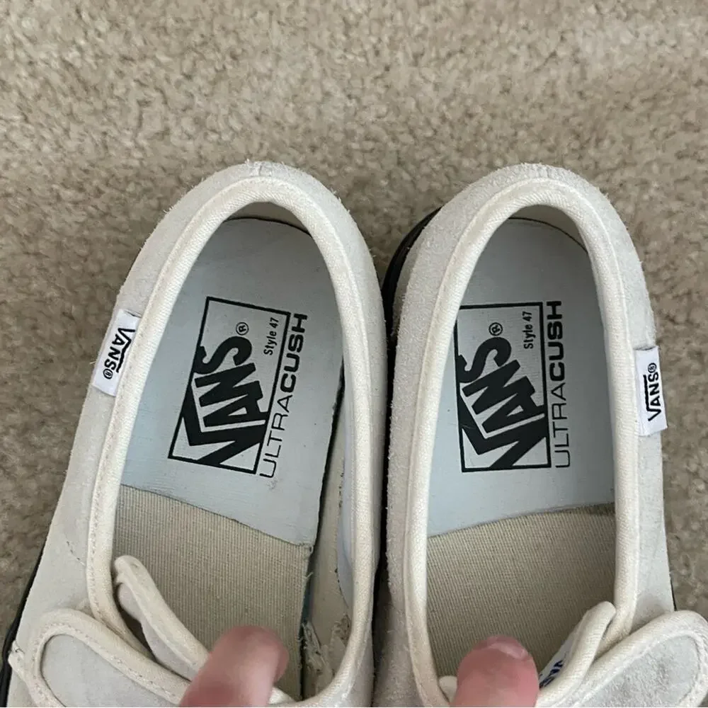 Vans Anaheim 47 D VX Cream Suede Skate Shoes‎ - Picture 7 of 10